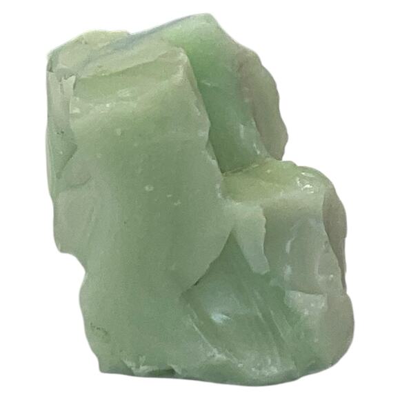 Lime Green Art Glass Cullet Glowing Manganese Slag Glass #5GL66 - Picture 3 of 8